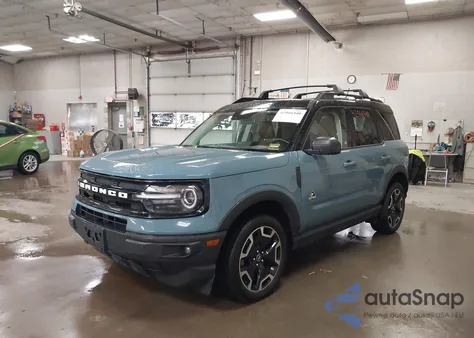 2021 Ford Bronco Sport Outer Banks z USA, uszkodzony, nr VIN 3FMCR9C68MRA41579